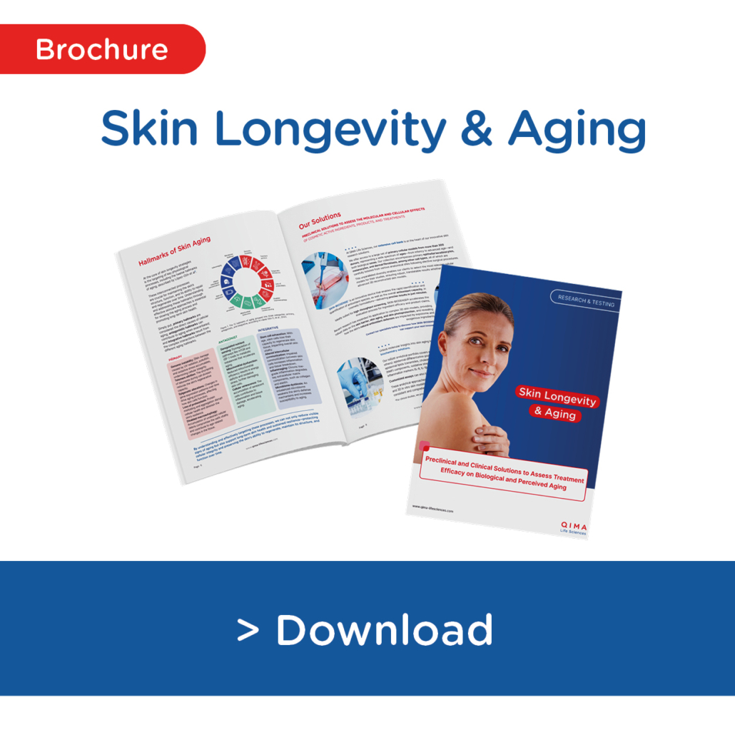 Skin longevity and aging brochure