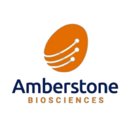 Amberstone Biosciences logo shown in testimonial section