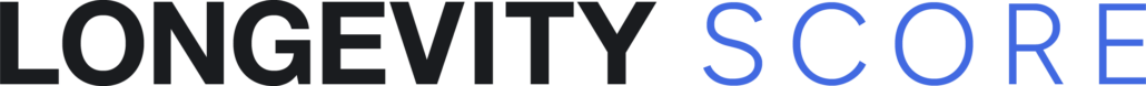Longevity score logo Longevity SCORE logo written in plain words